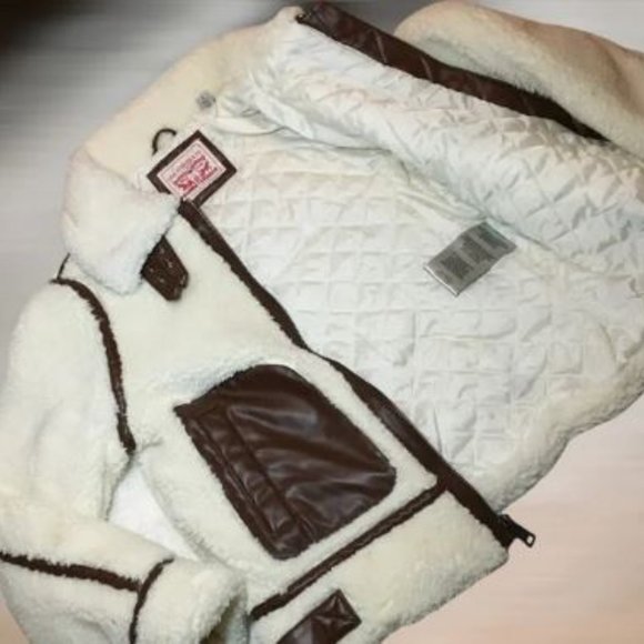 Awesome Levi’s jacket Soft Touch Sherpa Moto Racer Collar style - Picture 4 of 9